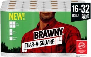 Brawny Tear-A-Square Paper Towels