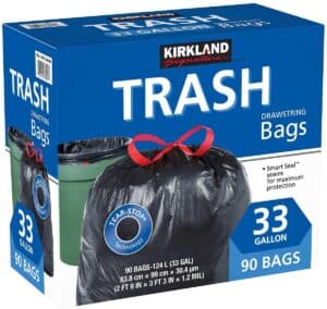 Kirkland Signature Drawstring Trash Bags