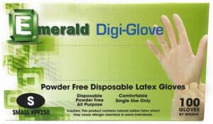 Powder Free Disposable Latex Gloves