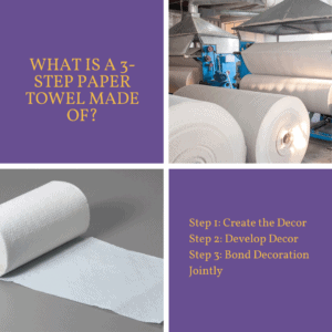 What is a 3-step paper towel made of_